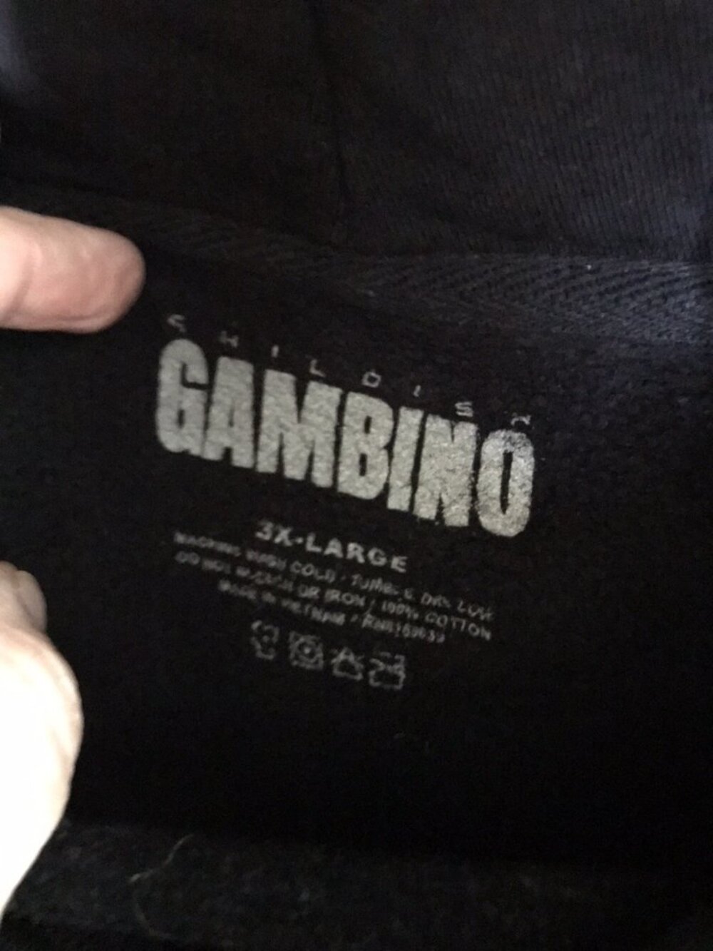 Mens Childish Gambino The New World Tour Hoodie Sweatshirt Double Sided XXXL 3XL - Picture 5 of 5
